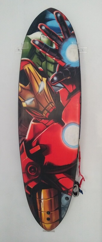 surfboard rack wall mount vertical 02