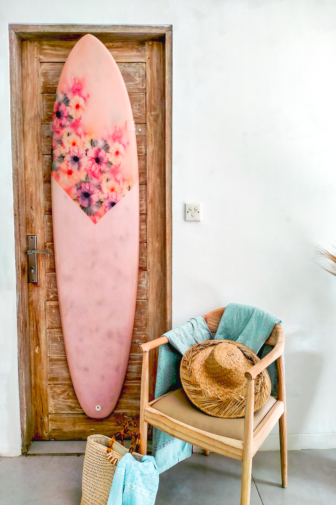 surfboard wall rack